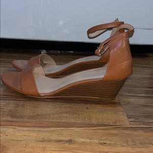 a new day Tan Wedge Sandals